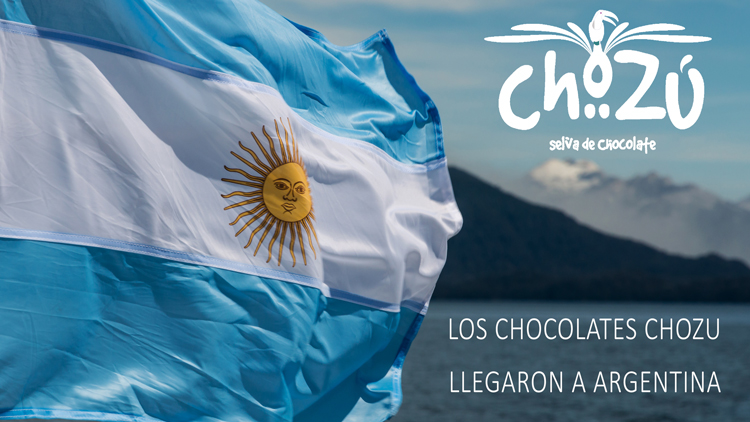 Chozu chocolates now available in Argentina, to offer the best of the Amazon rainforest to the importan B2B market of Argentina